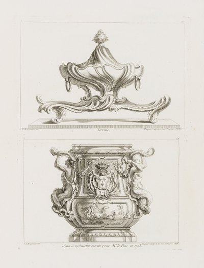 Terrine, pl. 57 dans Oeuvre de Juste-Aurèle Meissonnier - Juste Aurèle Meissonnier